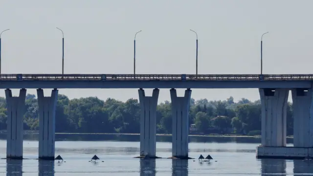 Despite still standing, Russian-backed local officials confirmed that the Antonivskiy Bridge is now impassable due to damage from Ukrainian rocket attacks