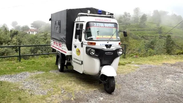 3. Auto Ambulance in the remote villages on Nilgiris