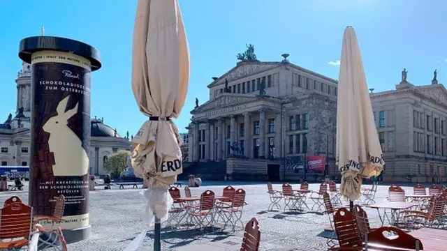 В Берлине пока пустынно...