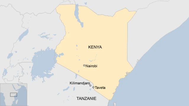 Carte du Kenya
