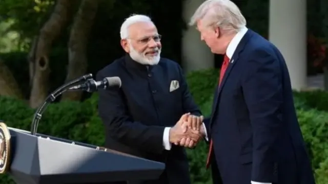 डोनाल्ड ट्रंप आणि मोदी