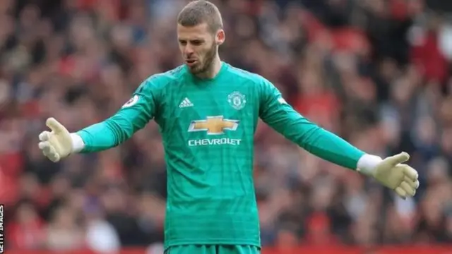 kipa wa Manchester United David de Gea, 28