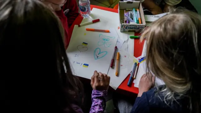 українські діти-біженці