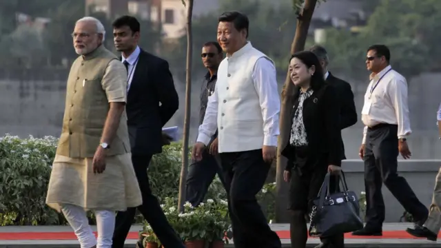 نریندر مودی، شی جن پنگ