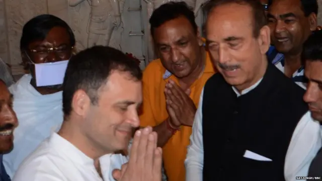 ਰਾਹੁਲ ਗਾਂਧੀ ਅਤੇ ਗੁਲਾਮ ਨਬੀ ਅਜ਼ਾਦ