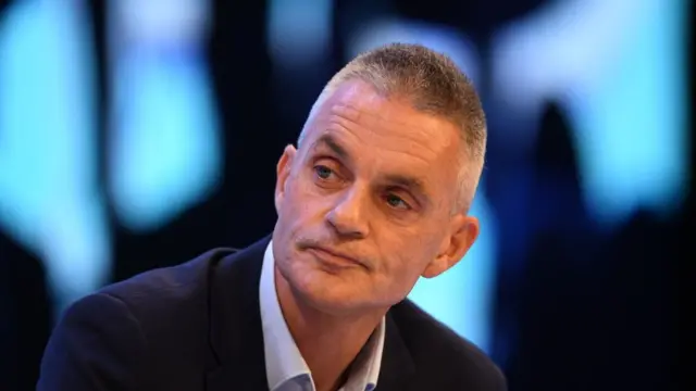 Imagen de Tim Davie, director de la BBC.