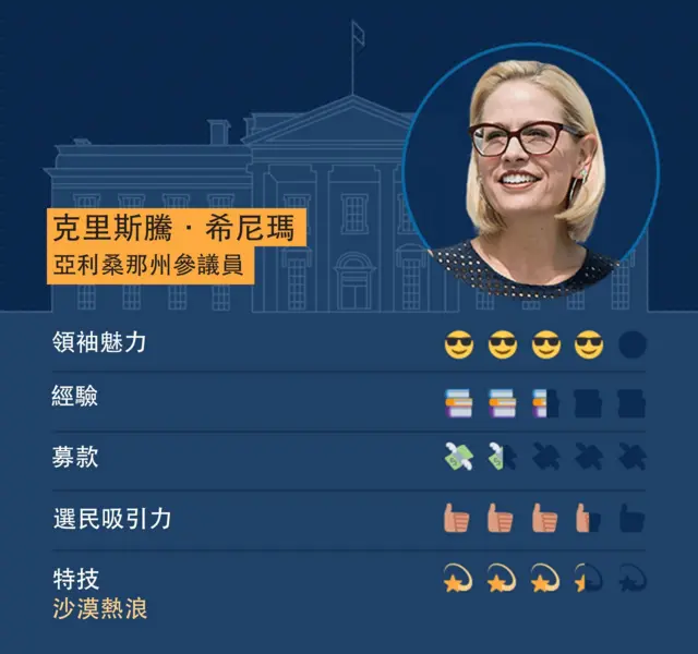 亚利桑那州参议员克里斯滕·希尼玛（Kyrsten Sinema）