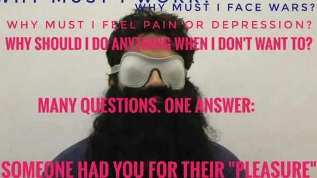 নিহিলানন্দ মনে করেন পৃথিবীতে মানুষের কোন প্রয়োজন নেই