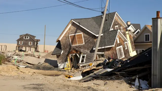 Daño provocado por un huracán