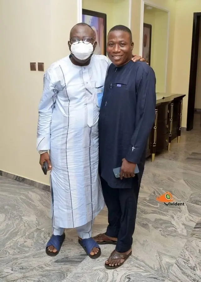 Sen Rilwan Adesoji Akanbi ati Sunday Igboho