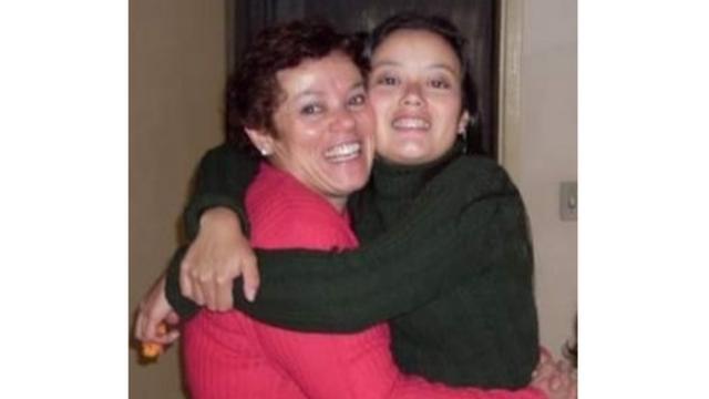 Salete junto com a filha, Rafaela: idosa não resistiu a complicações de saúde e faleceu em 1 de abril