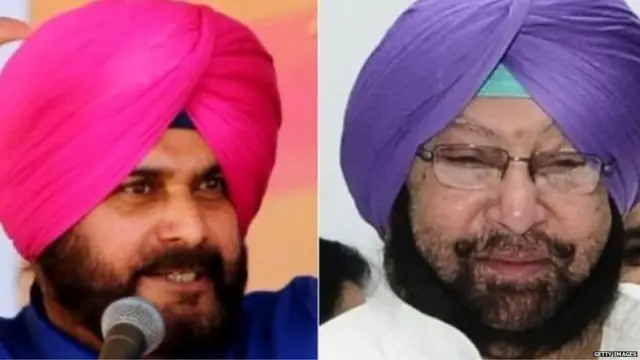 नवजोत सिंह सिद्धू और कैप्टन अमरिंदर सिंह