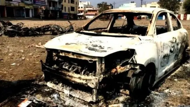 ભીમા કોરેગાંવ હિંસાની તસવીર