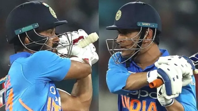 ધોની અને જાધવ