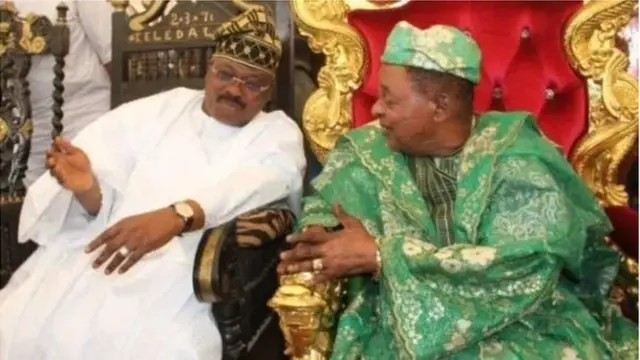 Abiola Ajimobi n ba Alaafin sọrọ
