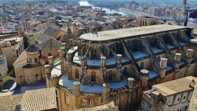 Vista da Catedraldonos da bola casa de apostasTortosa, na Espanha