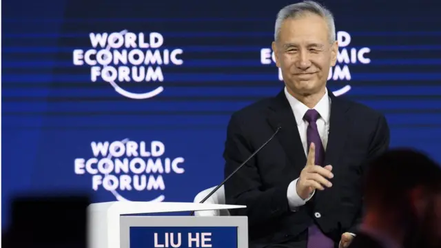 刘鹤出席达沃斯论坛