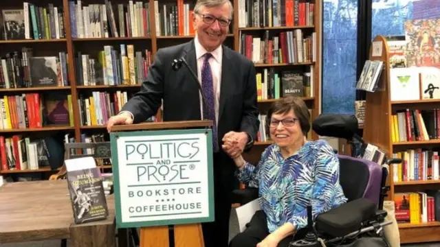 Judy with a fellow activist Jon Wodatch