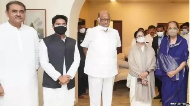 शरद पवार के साथ ममता