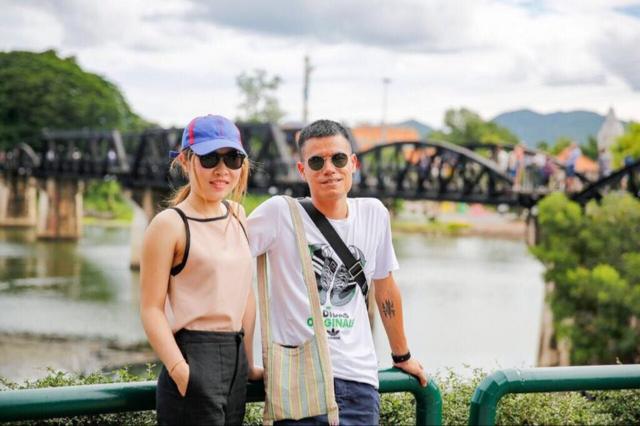 Lao động Việt Nguyễn Quỳnh và người vợ Thái giờ đang nghỉ hè bất đắc dĩ