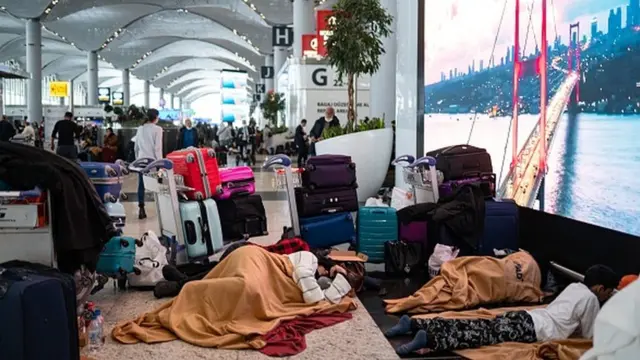 Снегопад в Турции