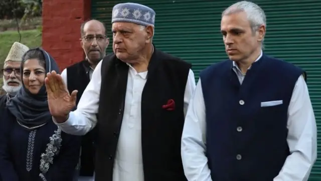 महबूबा मुफ़्ती, फ़ारूक़ अब्दुल्ला, उमर अब्दुल्ला