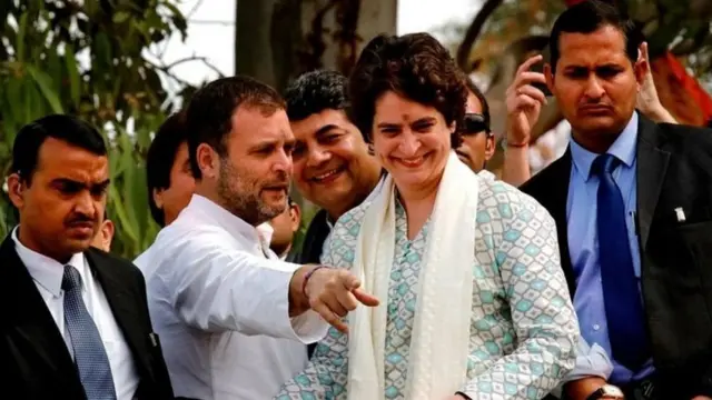 राहुल गांधी और प्रियंका गांधी