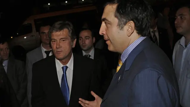 Ющенко і Саакашвілі