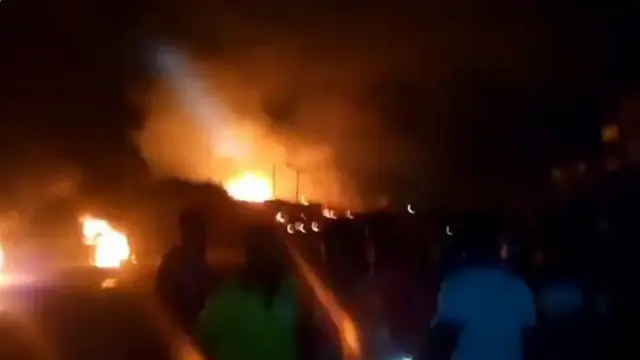 Ọpa epo n jona ni Ijegun, ipinlẹ Eko