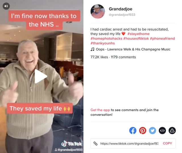 Joe Allington , le pouce levé