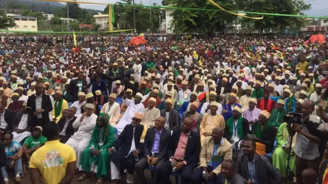 Un meeting de l'opposant Mahamadou Ahamada