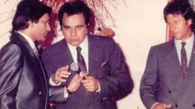 عمران خان، دلیپ کمار اور معین اختر