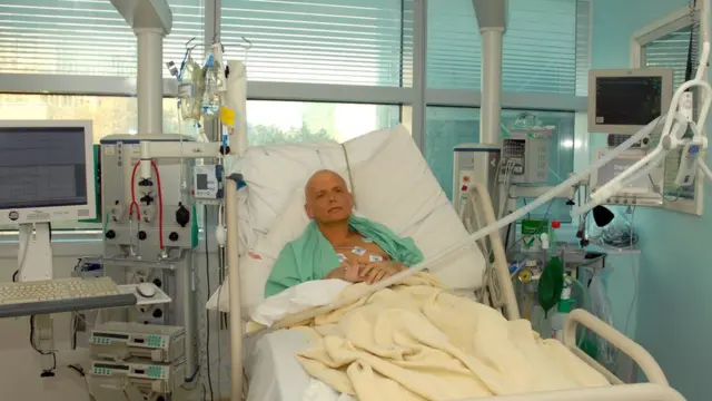 Litvinenko en el hospital