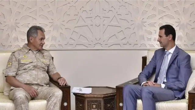 Сергей Шойгу и Башар Асад