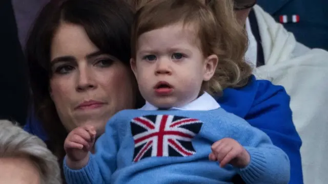 প্রিন্সেস ইউজিন এবং অগাস্ট ফিলিপ হক ব্রুকসব্যাংক রানির প্লাটিনাম জুবিলির অনুষ্ঠানে