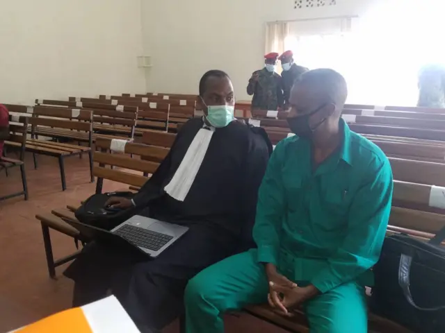 Byabagamba hamwe n'umwunganira mu rukiko ku wa kabiri tariki 13/10/2020