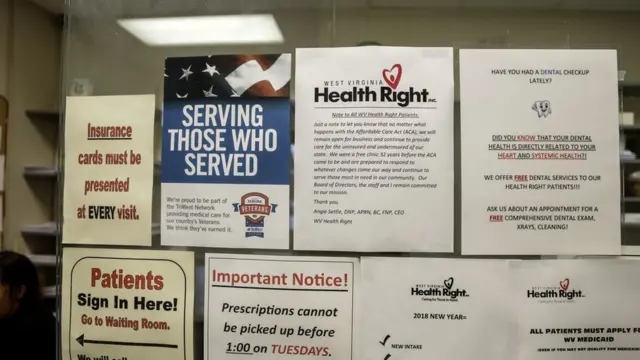 Folletos en la clínica