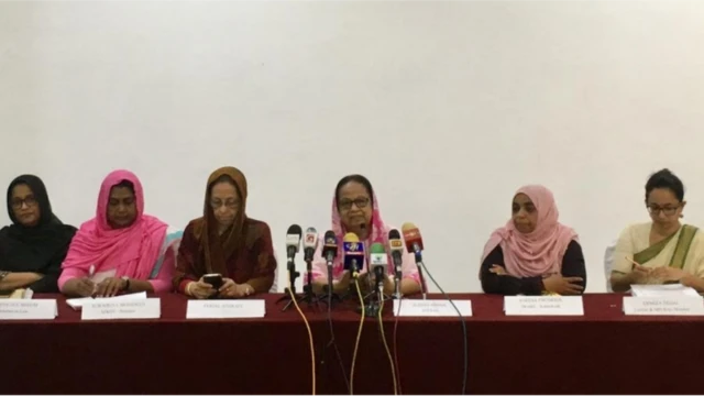 මුස්ලිම් කාන්තා නියෝජිත සංවිධාන මාධ්‍ය හමුවක