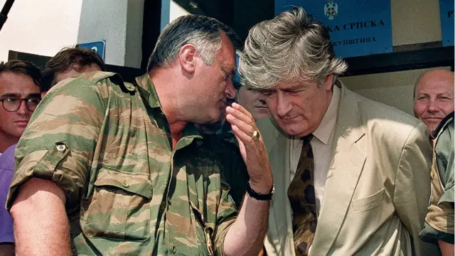 Ратко Младич та Радован Караджич