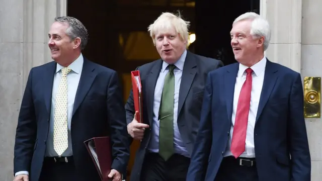 Лиам Фокс, Борис Джонсон, Дэвид Дэвис