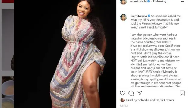 Wumitori ọla ti sọ̀rọ̀ sóke láti fi idi rẹ mulẹ pe Oun àti ọ̀rẹ́ rẹ̀ níjà