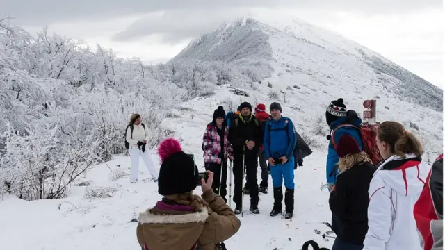 Planinari na Devojačkom grobu