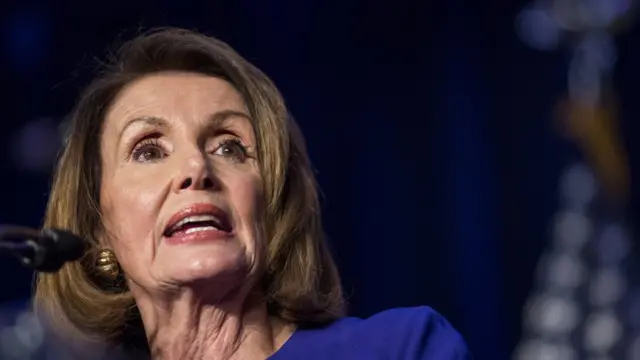 Nancy Pelosi, líder de los demócratas en la Cámara de Representantes