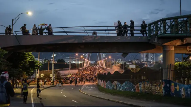 Viaducto en la ciudad de Pereira.