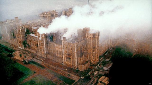 Пожар в Виндзорском замке, 1992 год