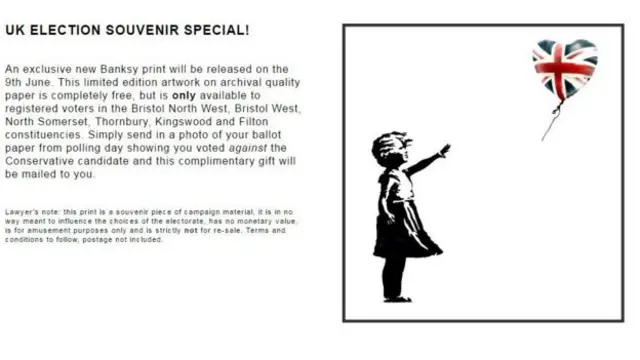 Принт Бэнкси