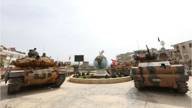 Afrin'deki Türk tankları