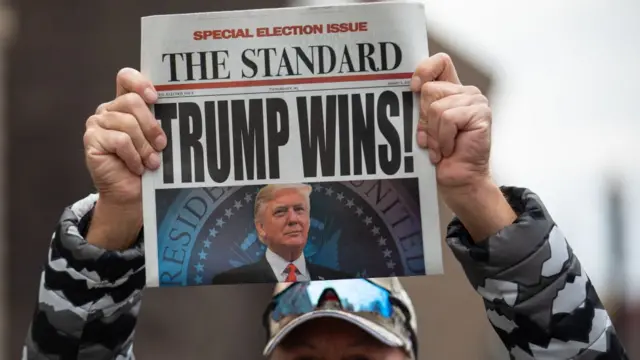 من تجمع لأنصار ترامب في واشنطن في السادس من يناير الماضي