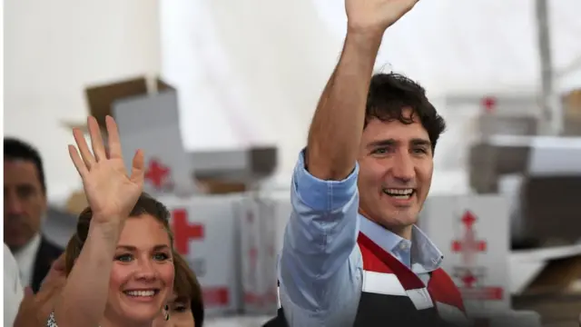 Джастін Трюдо з дружиною Софі Грегуар