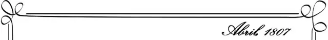 Esquela con fecha Abril 1807